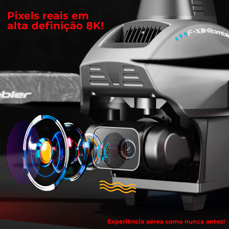 Drone Com Câmera F13 Pro